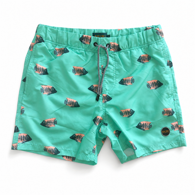 Shiwi The Sunrise Brand Zwembroek - Green Fish