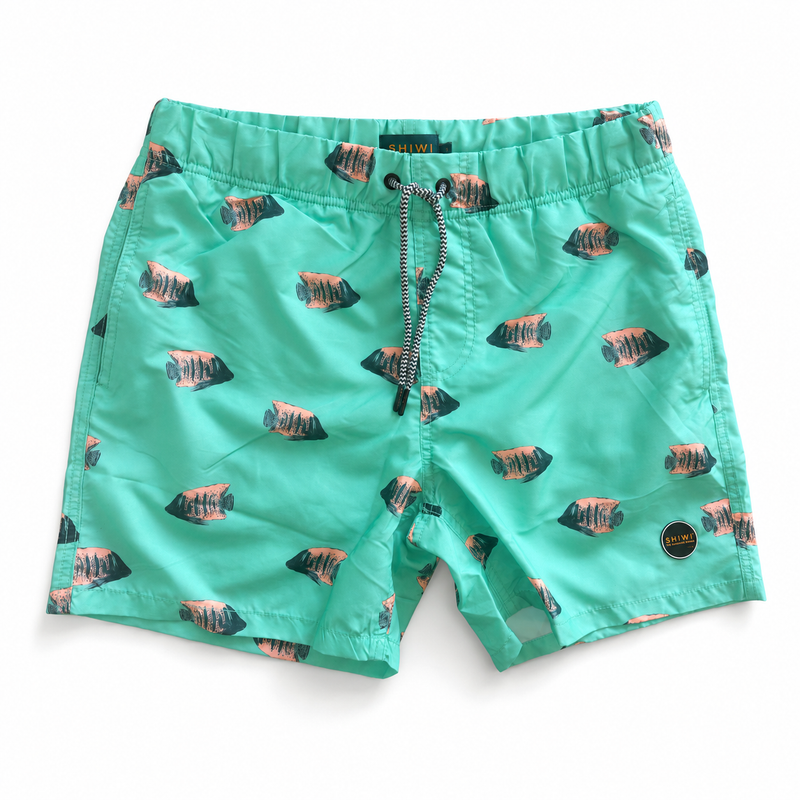 Shiwi The Sunrise Brand Swim Shorts - Green Fish