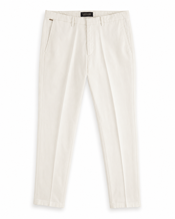 Scotch & Soda Mott Slim Fit Pants - White