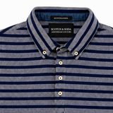 Scotch & Soda Gestreepte Polo - Blauw