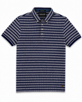 Scotch & Soda Gestreepte Polo - Blauw
