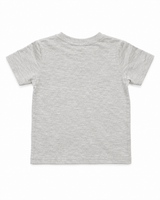 Name It Gray Stripes Tiger Top - Gray