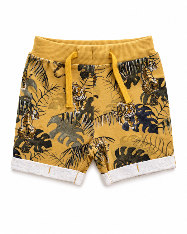 Name It Tiger Print Shorts - Jungle