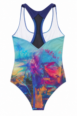 O’Neill PW Surf Swimsuit - Blue / Pink / Purple