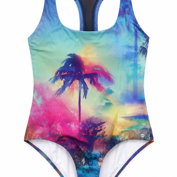 O’Neill PW Surf Swimsuit - Blue / Pink / Purple