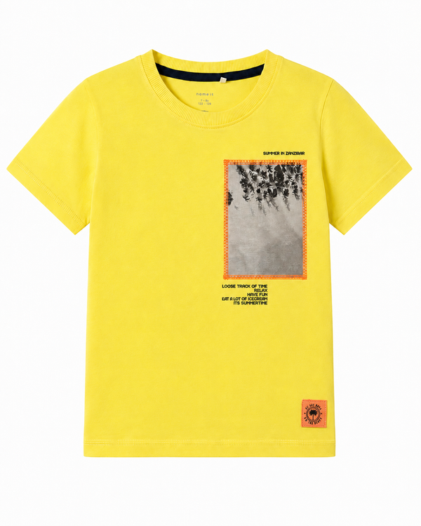 Name It NMJachim SS Top - Zanzibar Yellow